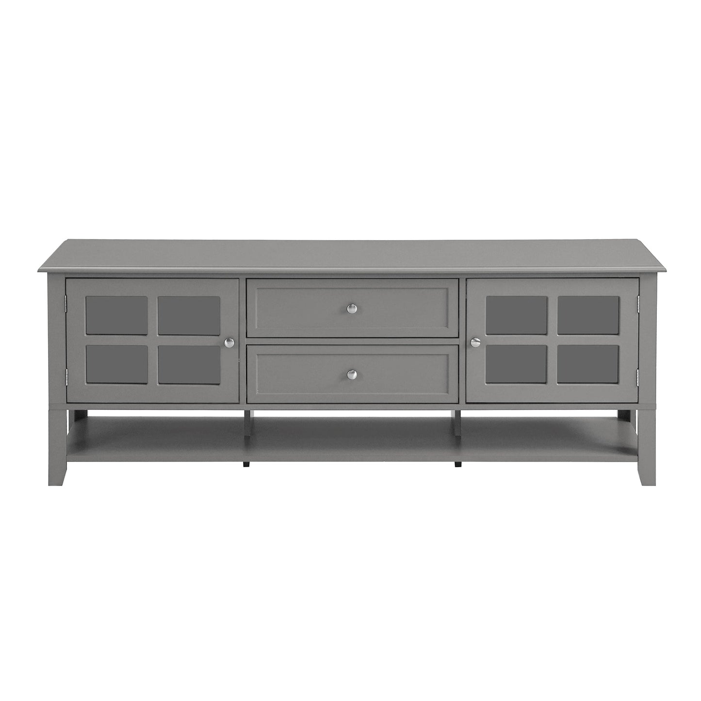 TV Stand for TVs up to 60'', Entertainment Center with Multifunctional Storage Space, TV Cabinet with Modern Design, Media Console for Living Room, Bedroom