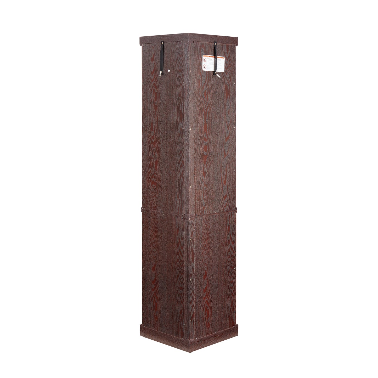 Lighted Corner Curio Cabinet - Elegant Glass Display Case for Living Room & Bar Storage - Perfect for Antique Collections & Wine - Includes Built-in Lighting - Dark Cherry