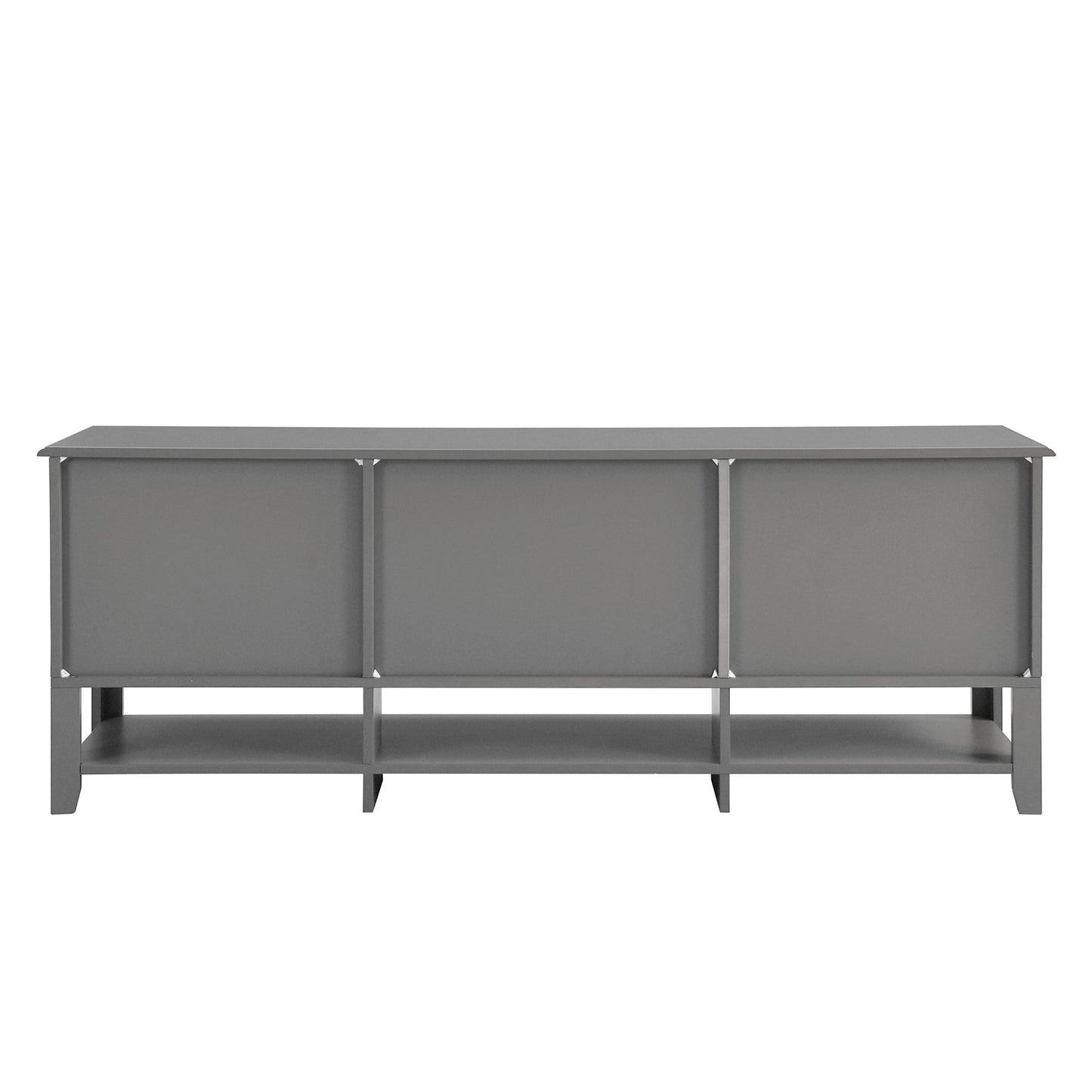 TV Stand for TVs up to 60'', Entertainment Center with Multifunctional Storage Space, TV Cabinet with Modern Design, Media Console for Living Room, Bedroom