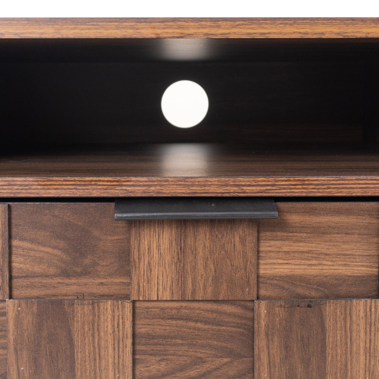Mid Century TV Stand with 2 Drawers, Media Console Table for TVs up to 85'', Entertainment Center with Storage for Living room, Bedroom, Home Theatre