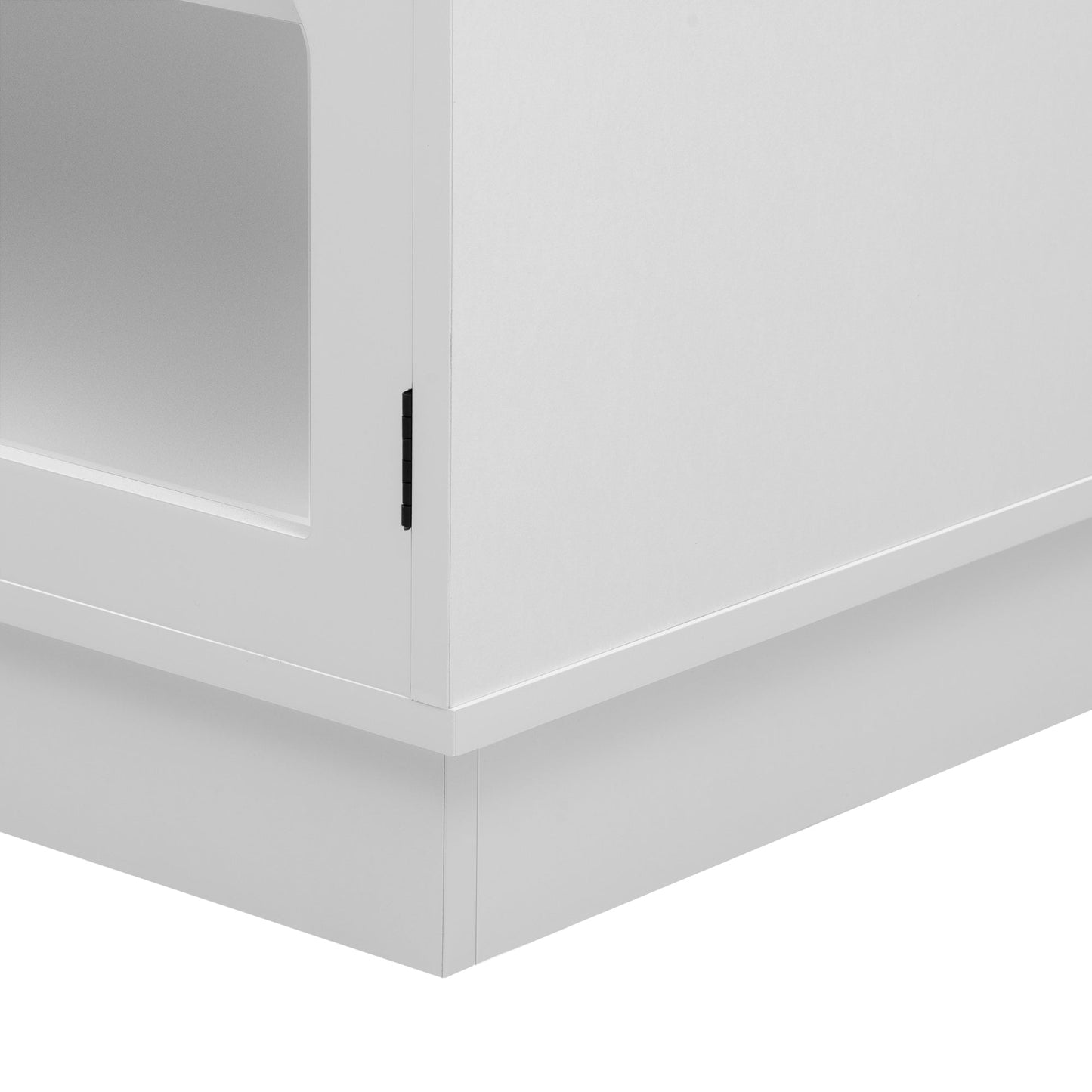 U-Can 68.9'' Modern Minimalist TV Stand for TVs up to 75 Inches, Entertainment Center Media Console Cabinet with Adjustable Shelves for Living room