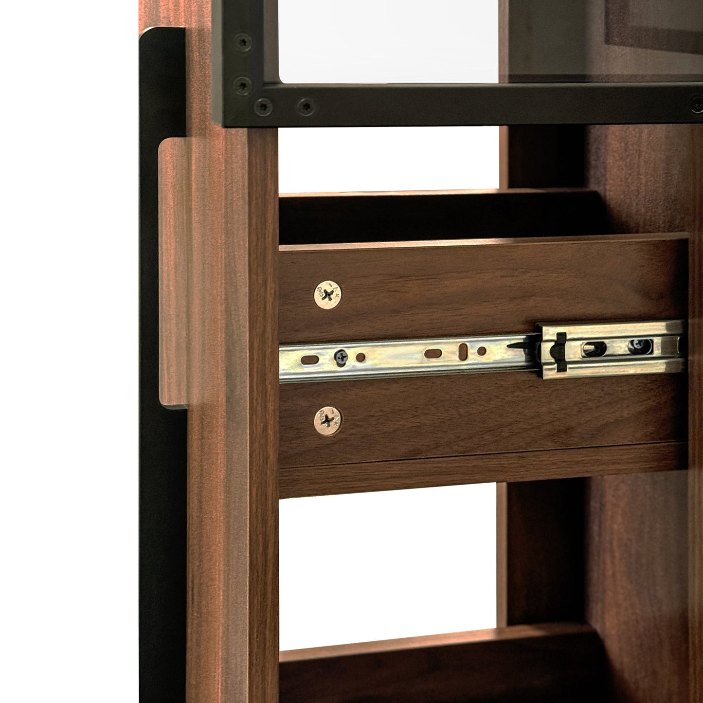 70' Display Cabinet with Glass Doors and Lights, with multi-functional pull-out multi-tier storage shelf , Wooden Display Storage Cabinets