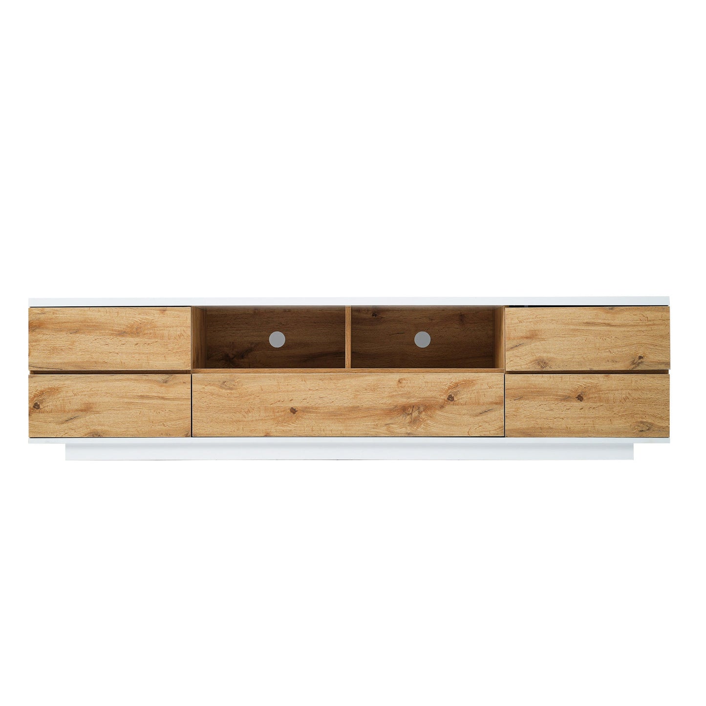Modern TV stand for TVs up to 80'' , Media Console with Multi-Functional Storage, Entertainment Center with Door Rebound Device, TV cabinet for living room,Bedroom