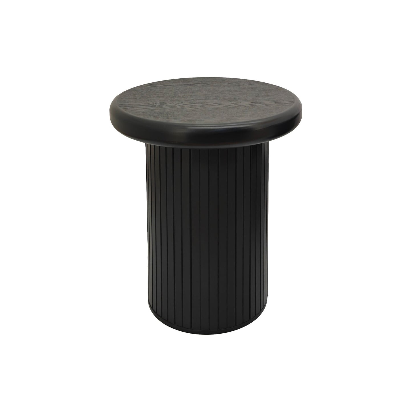 Modern Round Coffee Table Set – Dual Table Combination with Unique Fluted Table Leg Design, Stylish Living Room Furniture