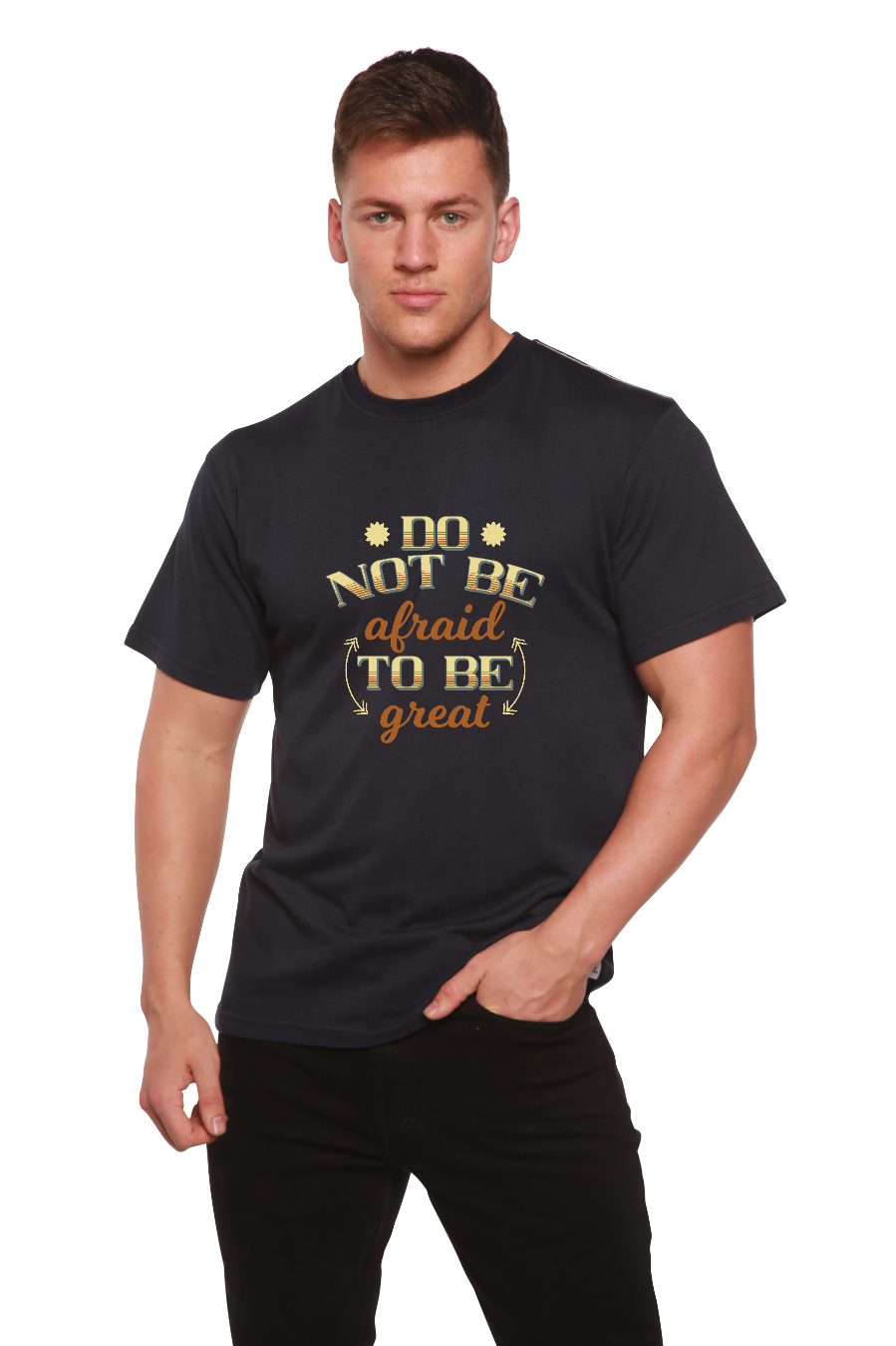 Do Not Be To Be Men's Bamboo Viscose/Organic Cotton Short Sleeve Graphic T-Shirt
