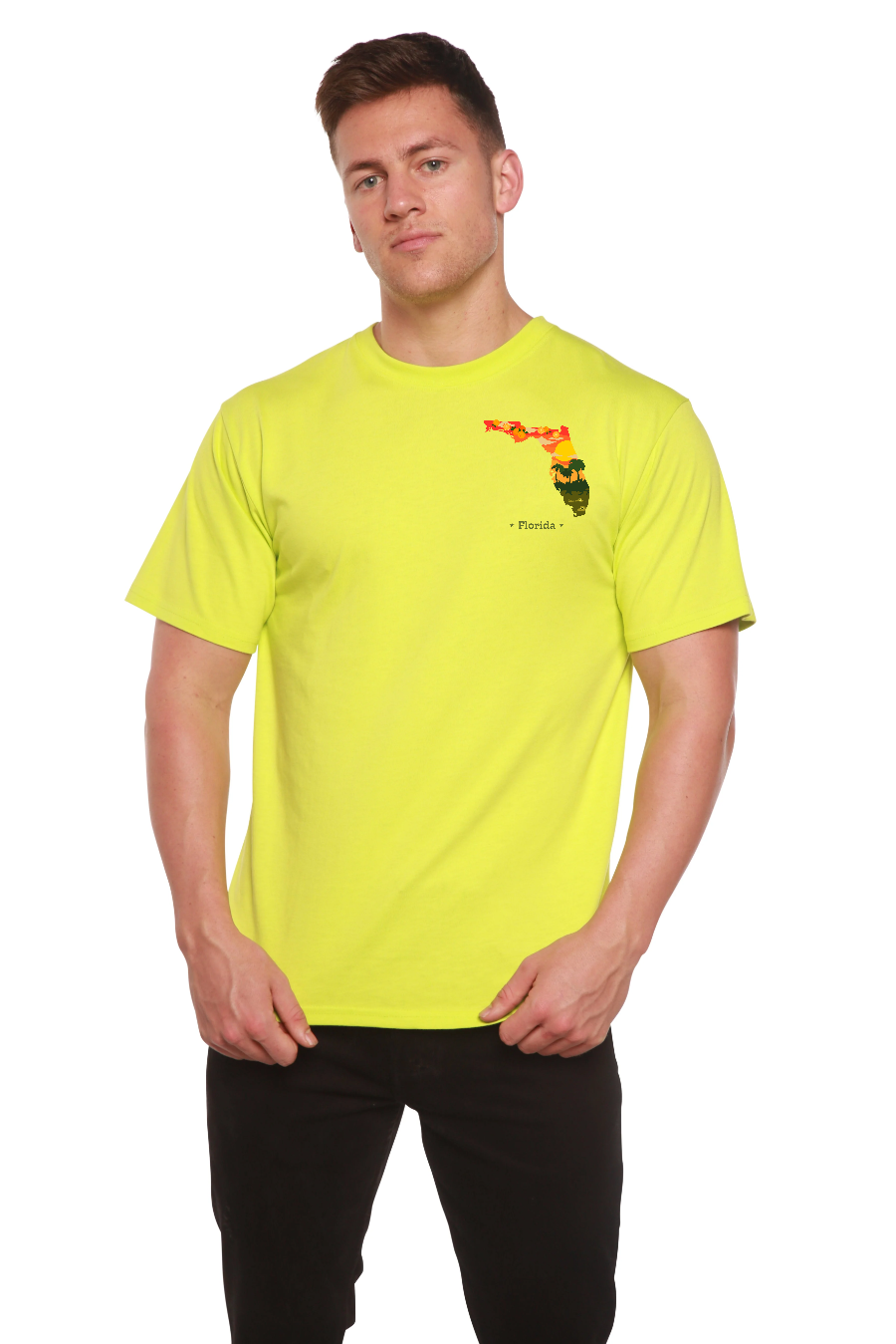 Florida Men's Bamboo Short Sleeve Graphic T-Shirt