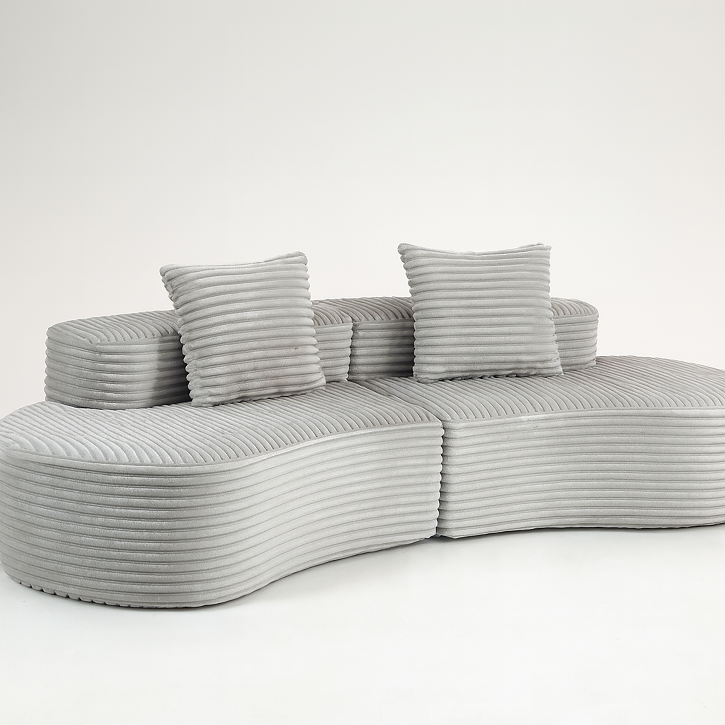 Compressed Sofa:Moon Bay Sofa-YKX-33003A-2-Smoke Grey