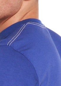 Men's Bamboo Viscose Long Sleeve Contrast Stitch T-Shirt
