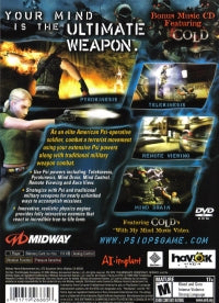Psi-Ops Mindgate Conspiracy Bonus CD Version (PlayStation 2) - Lee's Retail 