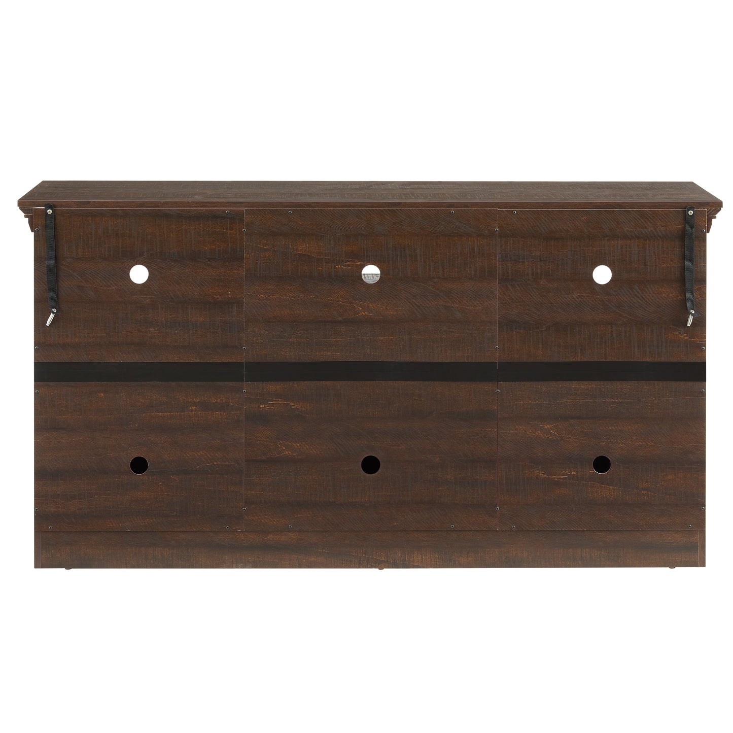 2 Doors Cabinet Farmhouse  Cabinet, Farmhouse TV Stand Barn Design,Farmhouse TV Media Stand, Large Barn Inspired Home Entertainment Console with 18' fireplace insert,Espresso,60.23'W*15.35'D*31.7'H