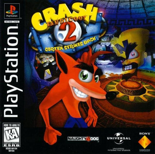 Crash Bandicoot 2: Cortex Strikes Back (Hologram Collectors Edition) (Playstation)
