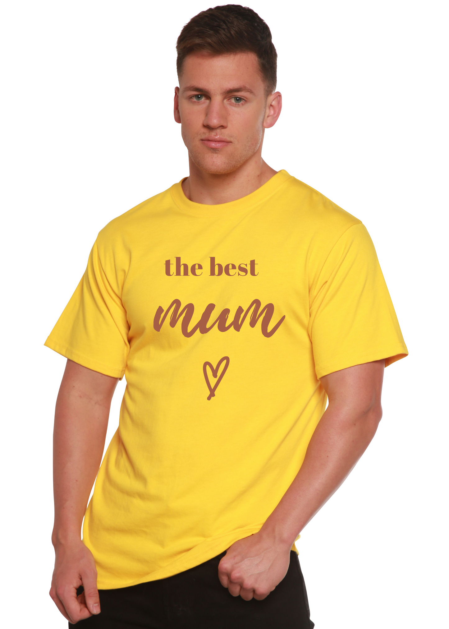 The Best Mum Unisex Bamboo Viscose/Organic Cotton Short Sleeve Graphic T-Shirt