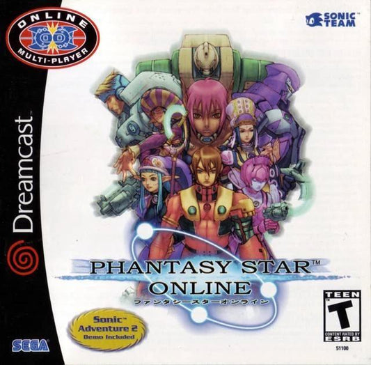 Phantasy Star Online With Manual (Sega Dreamcast)