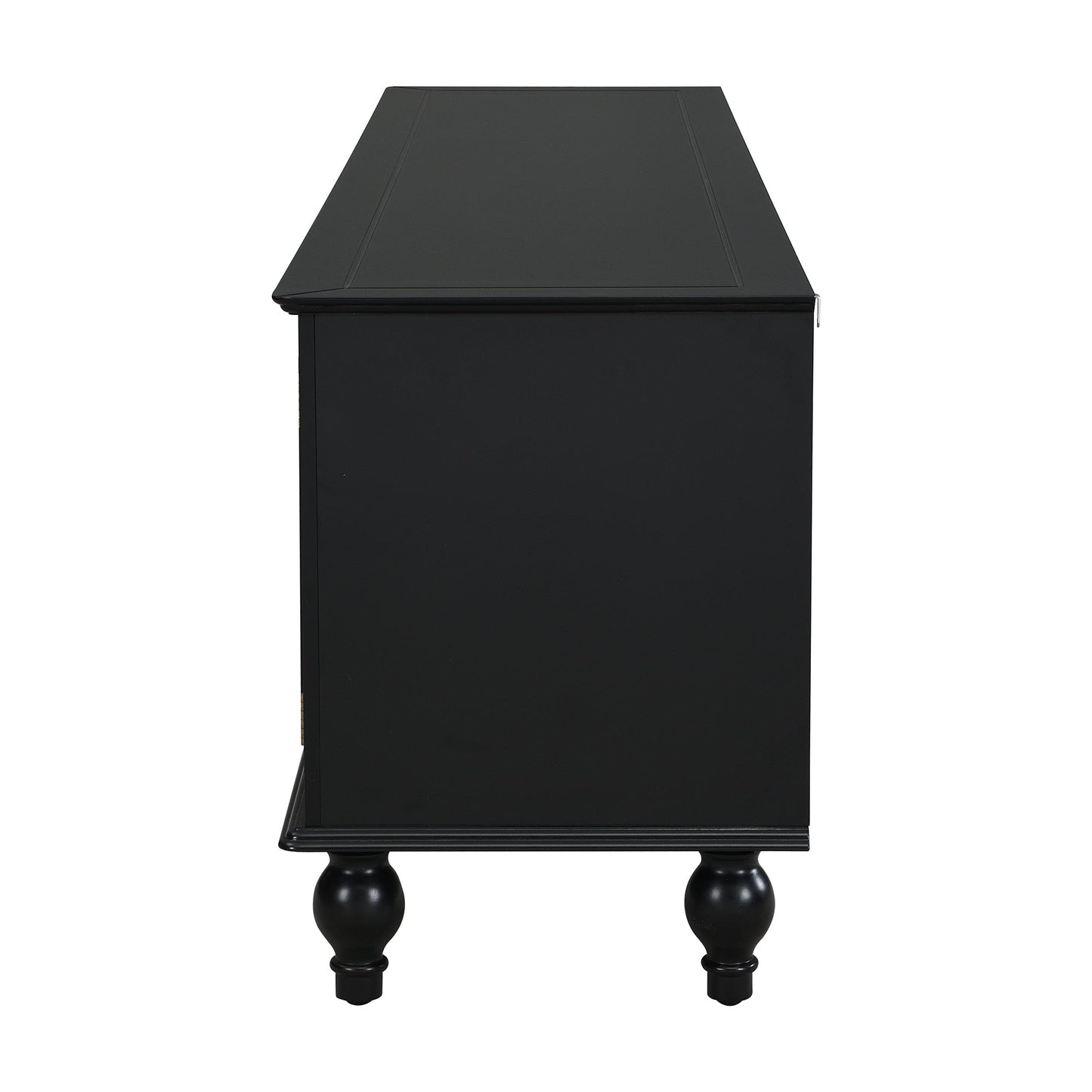 U-Can 70.9'' Modern TV Stand for TVs up to 80 Inches, Entertainment Center with Open Compartment, TV Storage Cabinet with 2 Drawers, 2 Cabinets and 5 Solid Legs for Living room