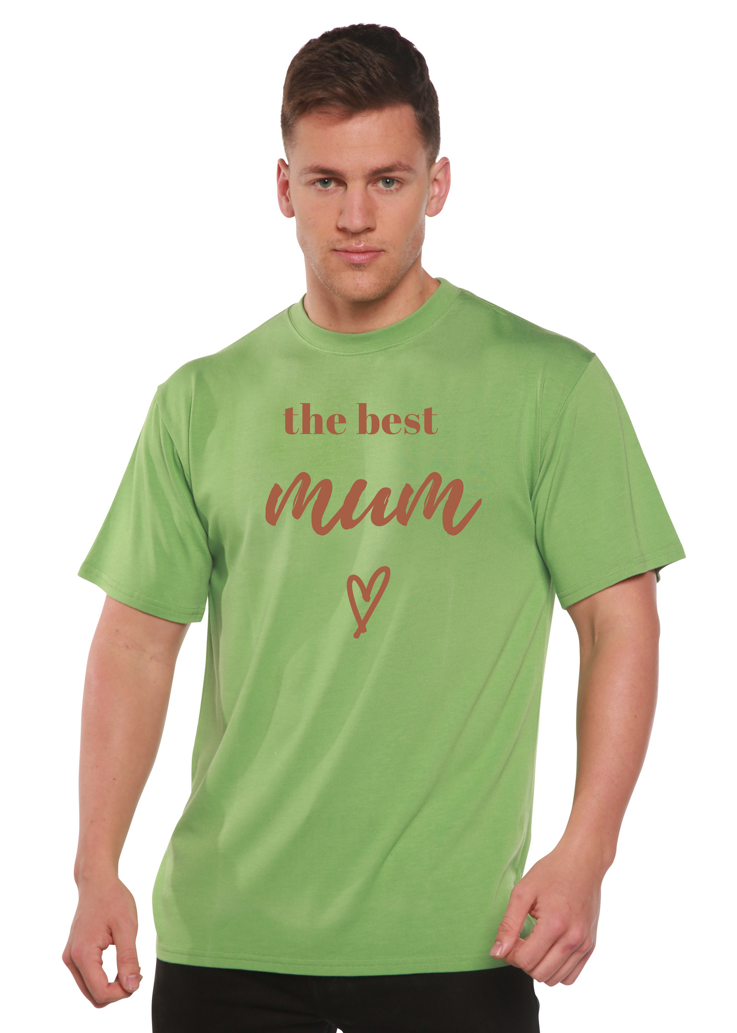 The Best Mum Unisex Bamboo Viscose/Organic Cotton Short Sleeve Graphic T-Shirt
