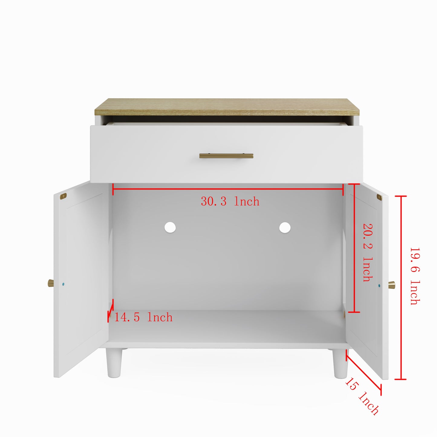 Cat Litter Box Enclosure with Scratch Pad, Hidden Litter Box Furniture, Wooden Pet House Sideboard, Storage Cabinet, Fit Most Cat and Litter Box, for Living Room Office