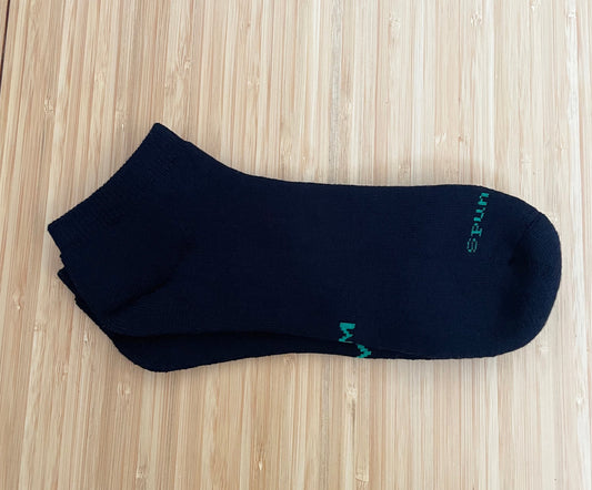 No Look Anklet Bamboo Viscose Socks - Black