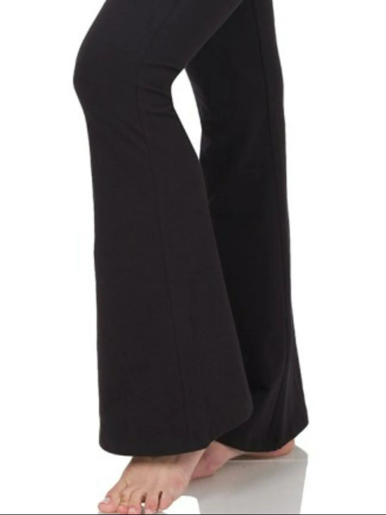 Zenana Wide Waistband Yoga Flare Pants - Lee's Retail 
