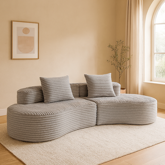 Compressed Sofa:Moon Bay Sofa-YKX-33003A-2-Smoke Grey