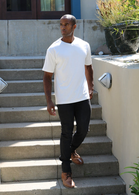 Men's Bamboo Viscose V-Neck T-Shirt