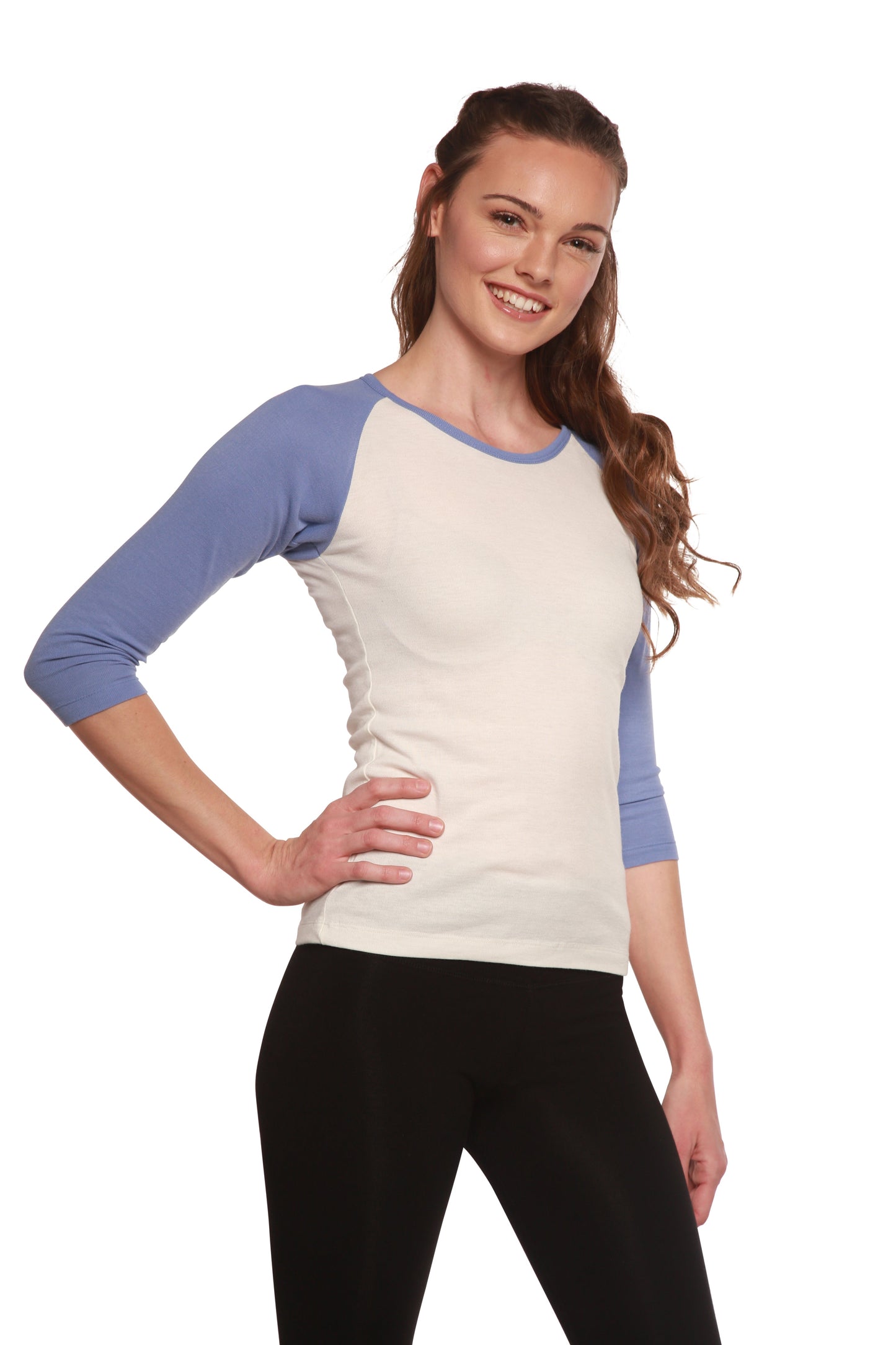 Women's Bamboo Viscose/Sorona 3/4 Sleeve T-Shirt