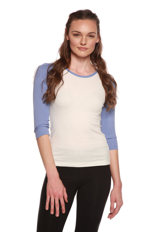 Women's Bamboo Viscose/Sorona 3/4 Sleeve T-Shirt