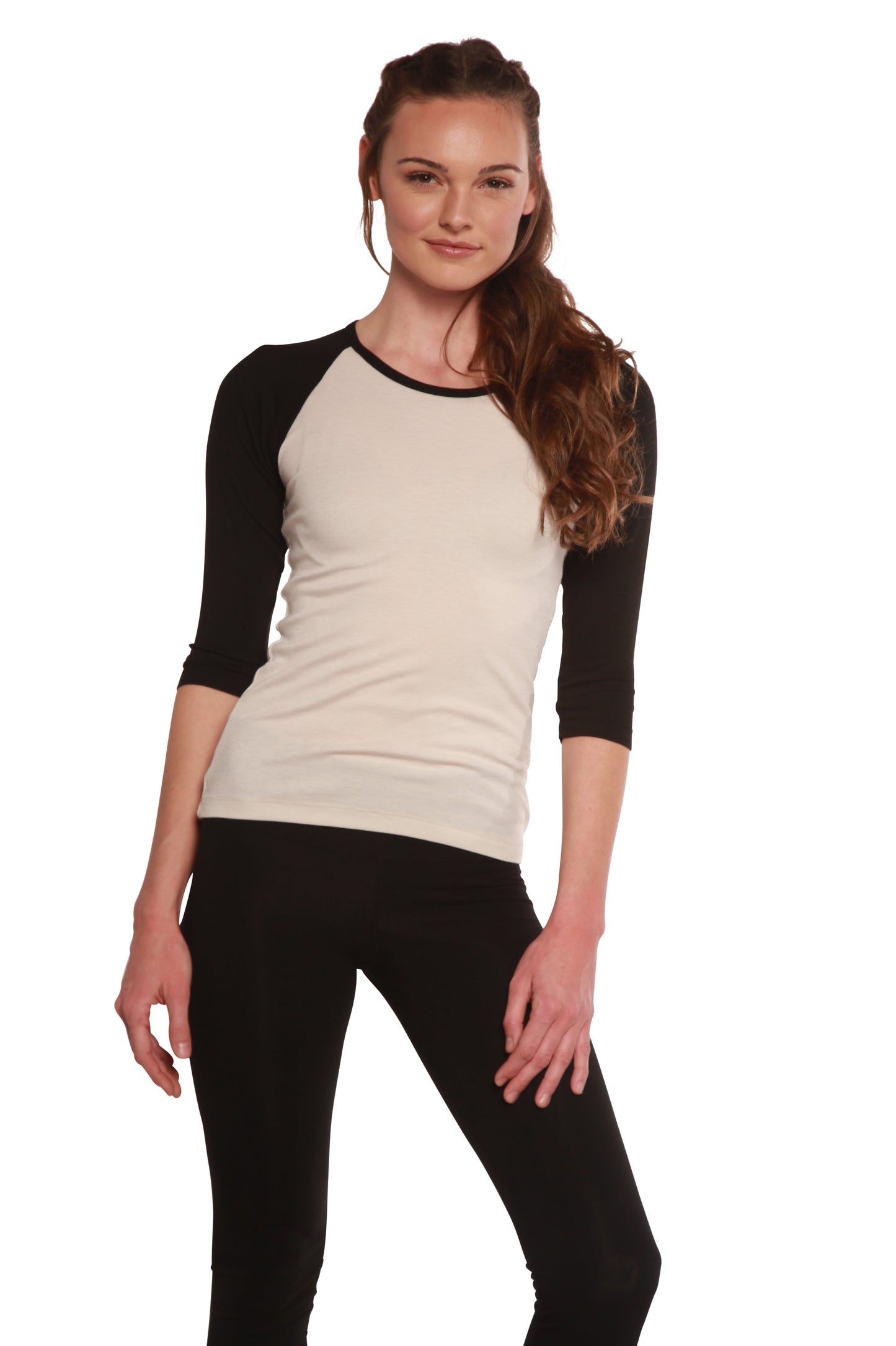 Women's Bamboo Viscose/Sorona 3/4 Sleeve T-Shirt