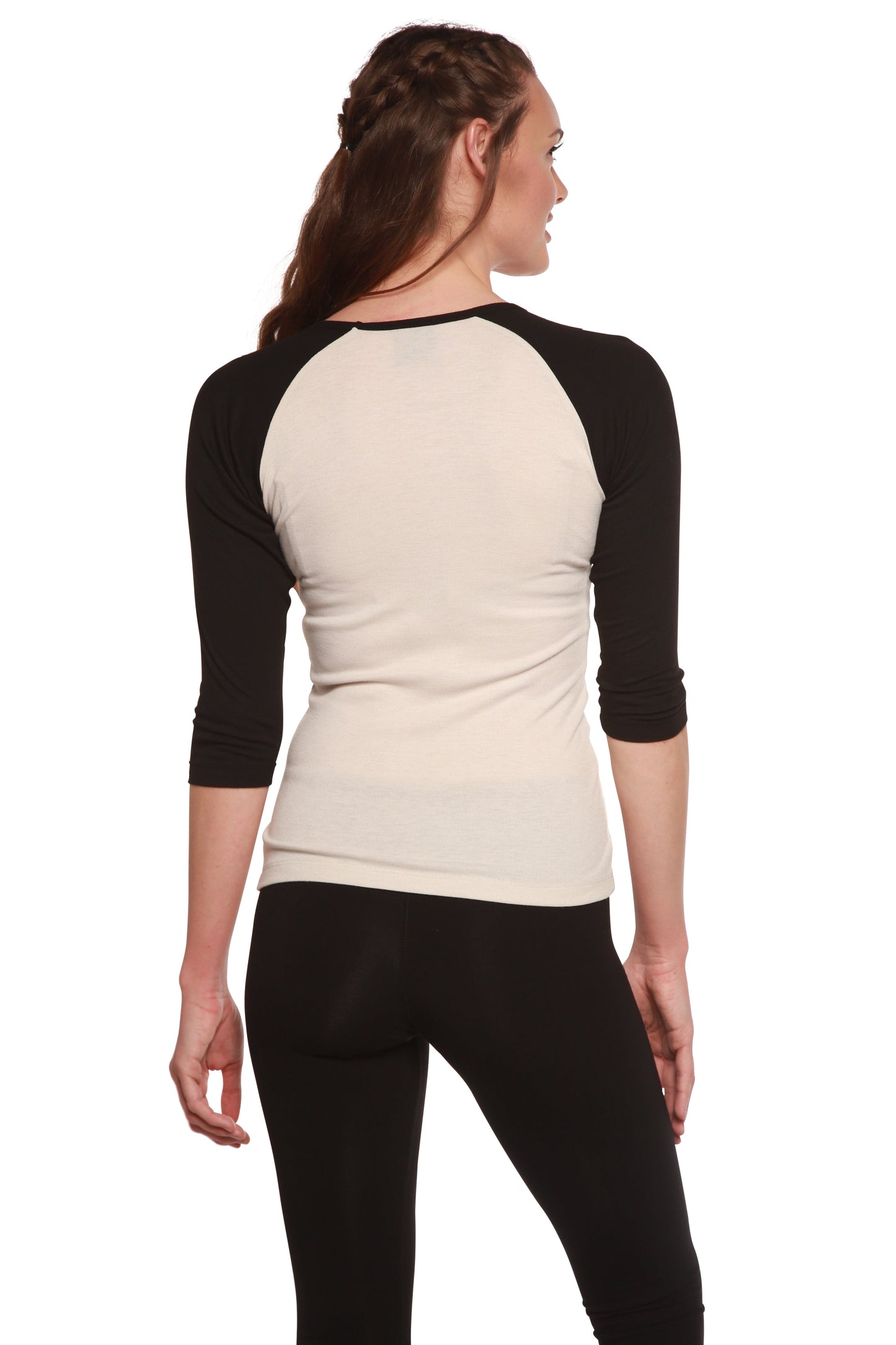 Women's Bamboo Viscose/Sorona 3/4 Sleeve T-Shirt