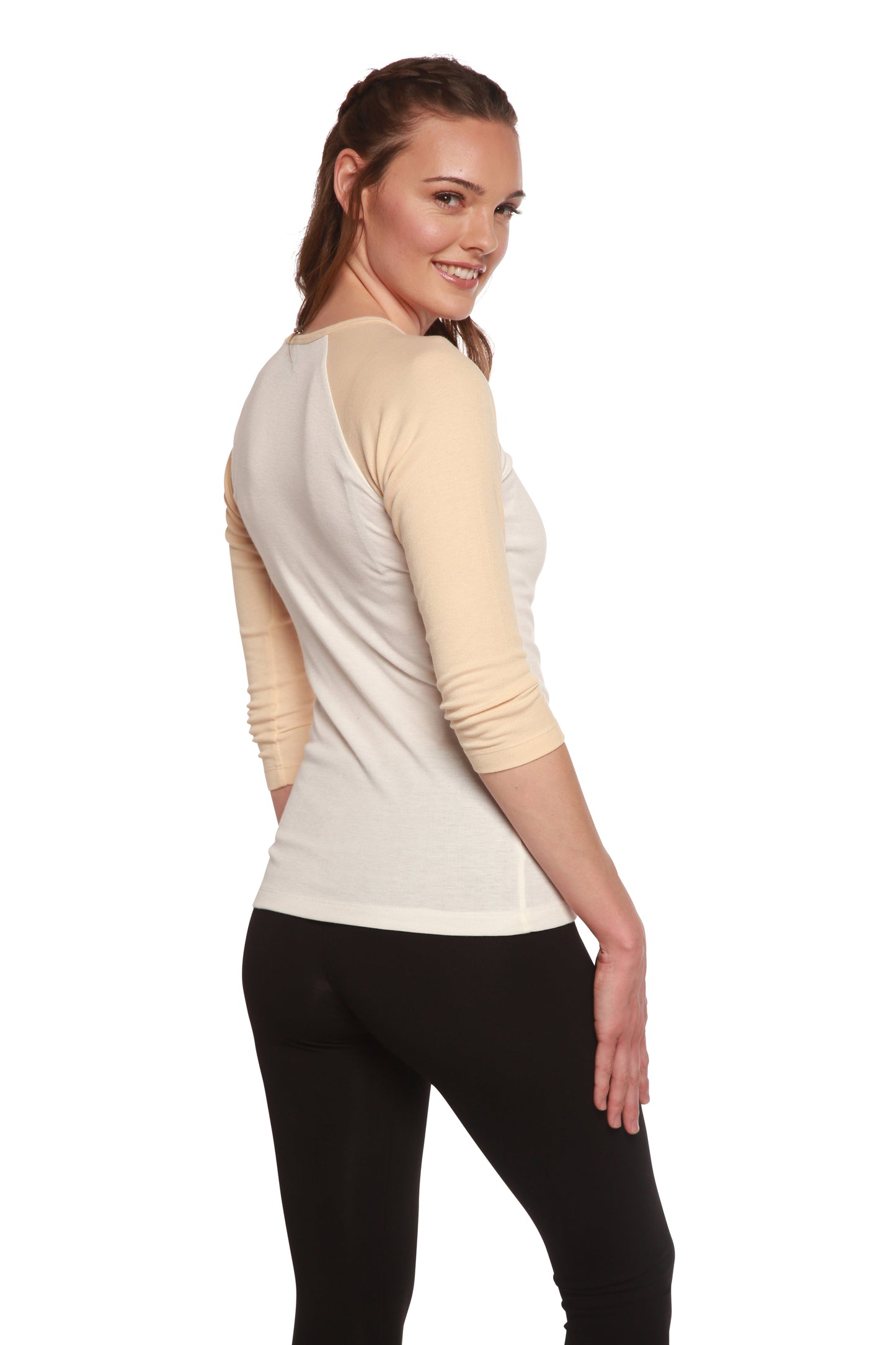Women's Bamboo Viscose/Sorona 3/4 Sleeve T-Shirt