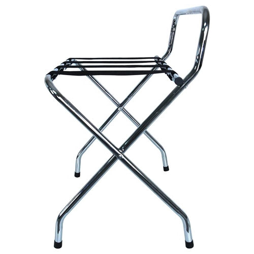 High Back Metal Folding Luggage Rack